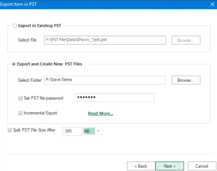 Weeom Outlook PST Repair Tool Step 3