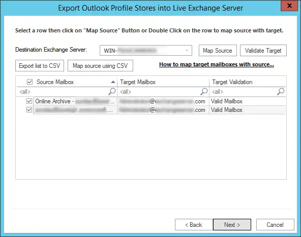 Office 365 to Exchange Migration Step 6